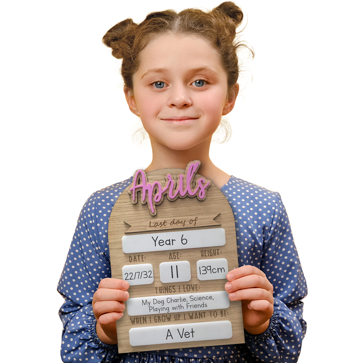 Personalised First Day of School Sign | Last Day of Nursery | Reusable Back To School Photo Prop