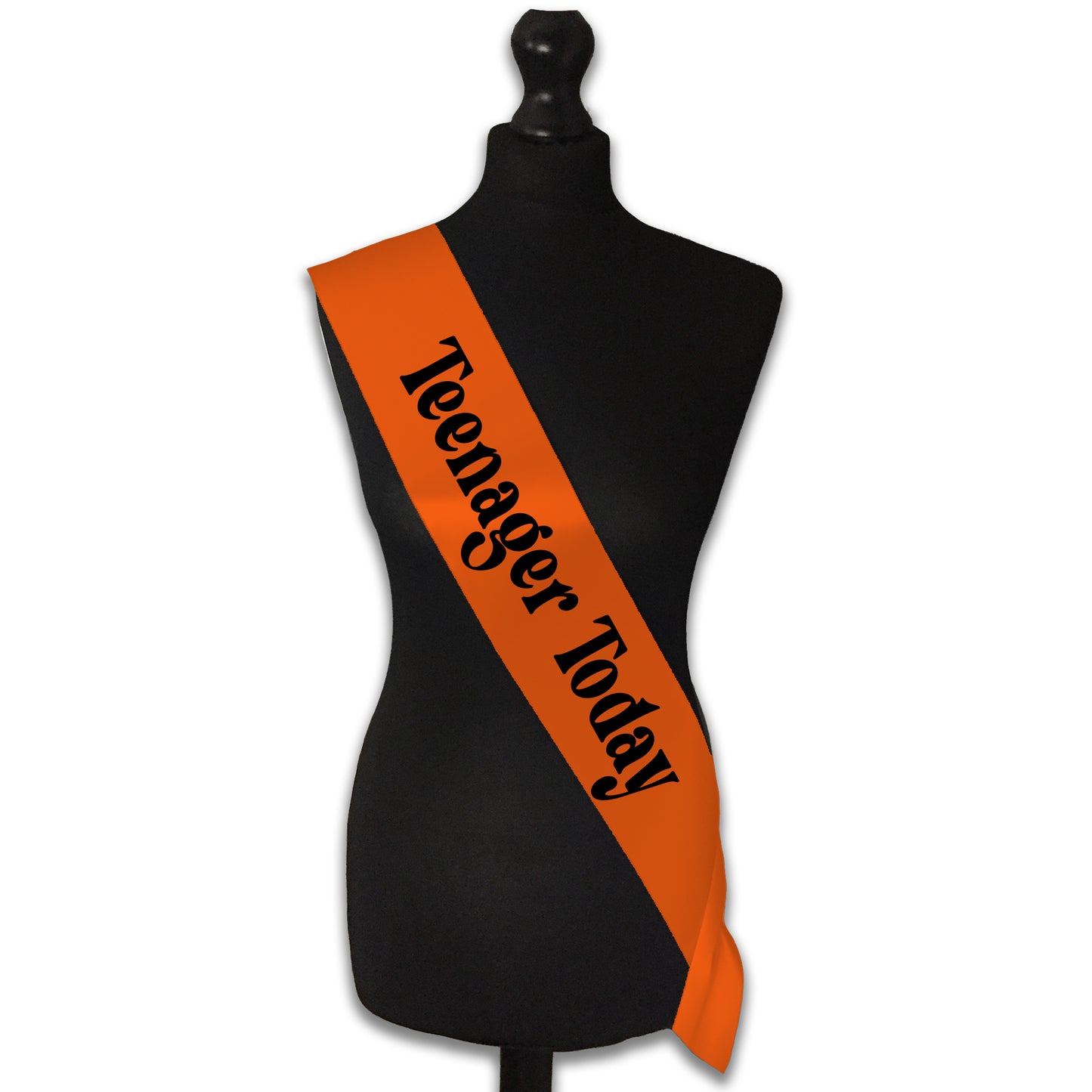 Teenager Today 13th Birthday Sash - 13th Birthday Party - Happy Thirteenth  Birthday - Teenager Today - Choose from many colours