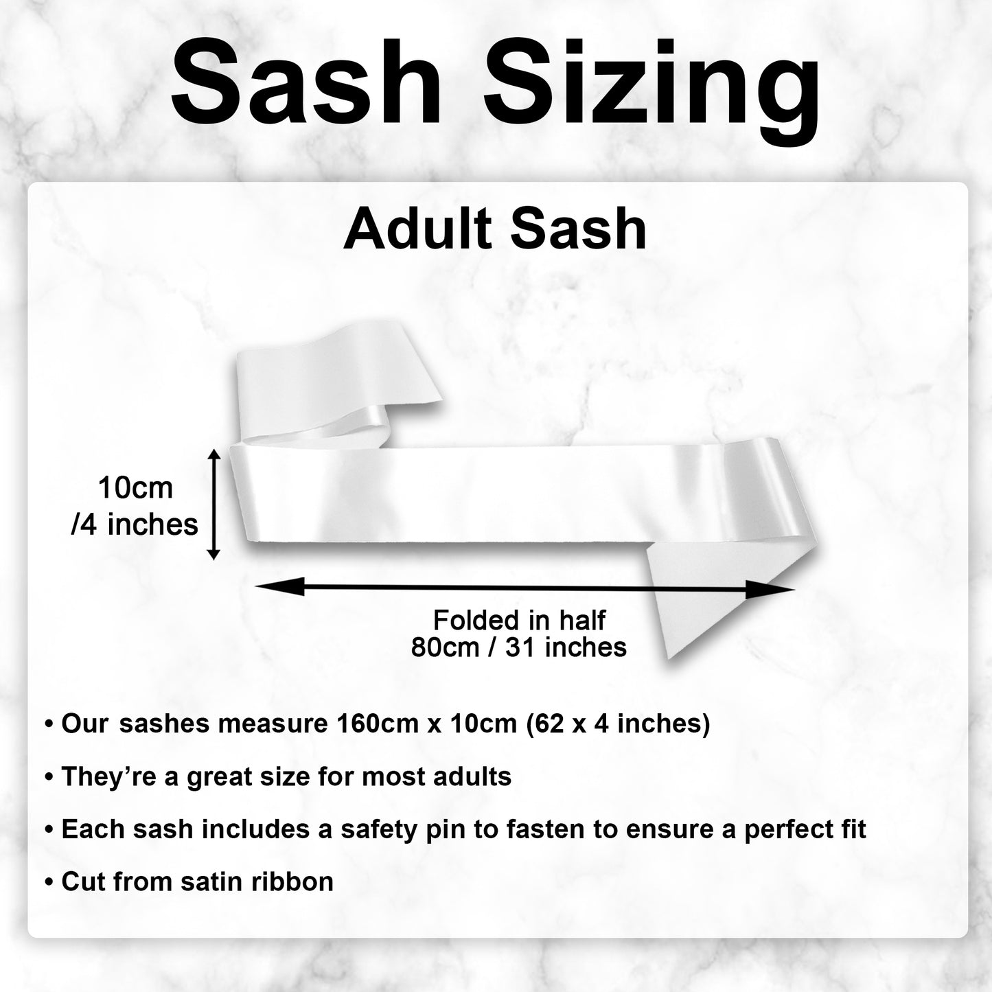 Personalised Birthday Sash