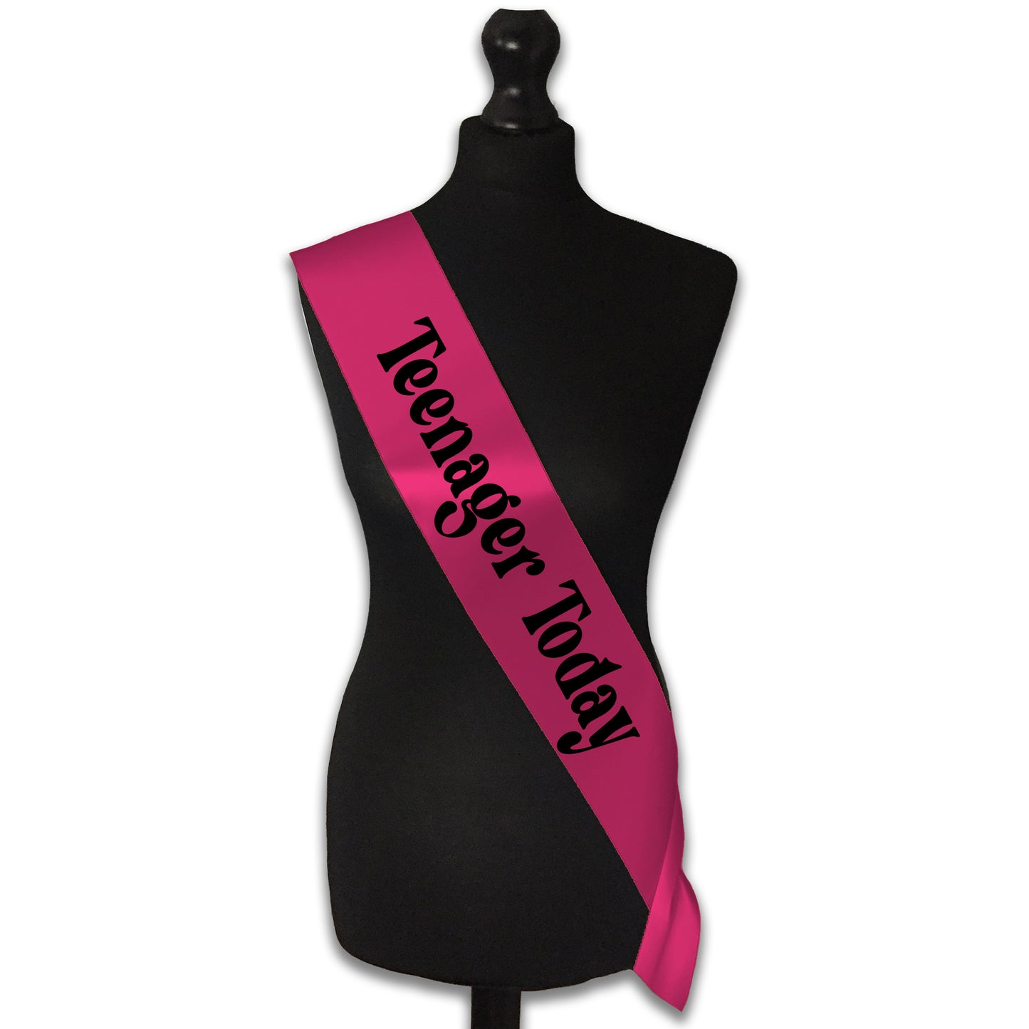 Teenager Today 13th Birthday Sash - 13th Birthday Party - Happy Thirteenth  Birthday - Teenager Today - Choose from many colours