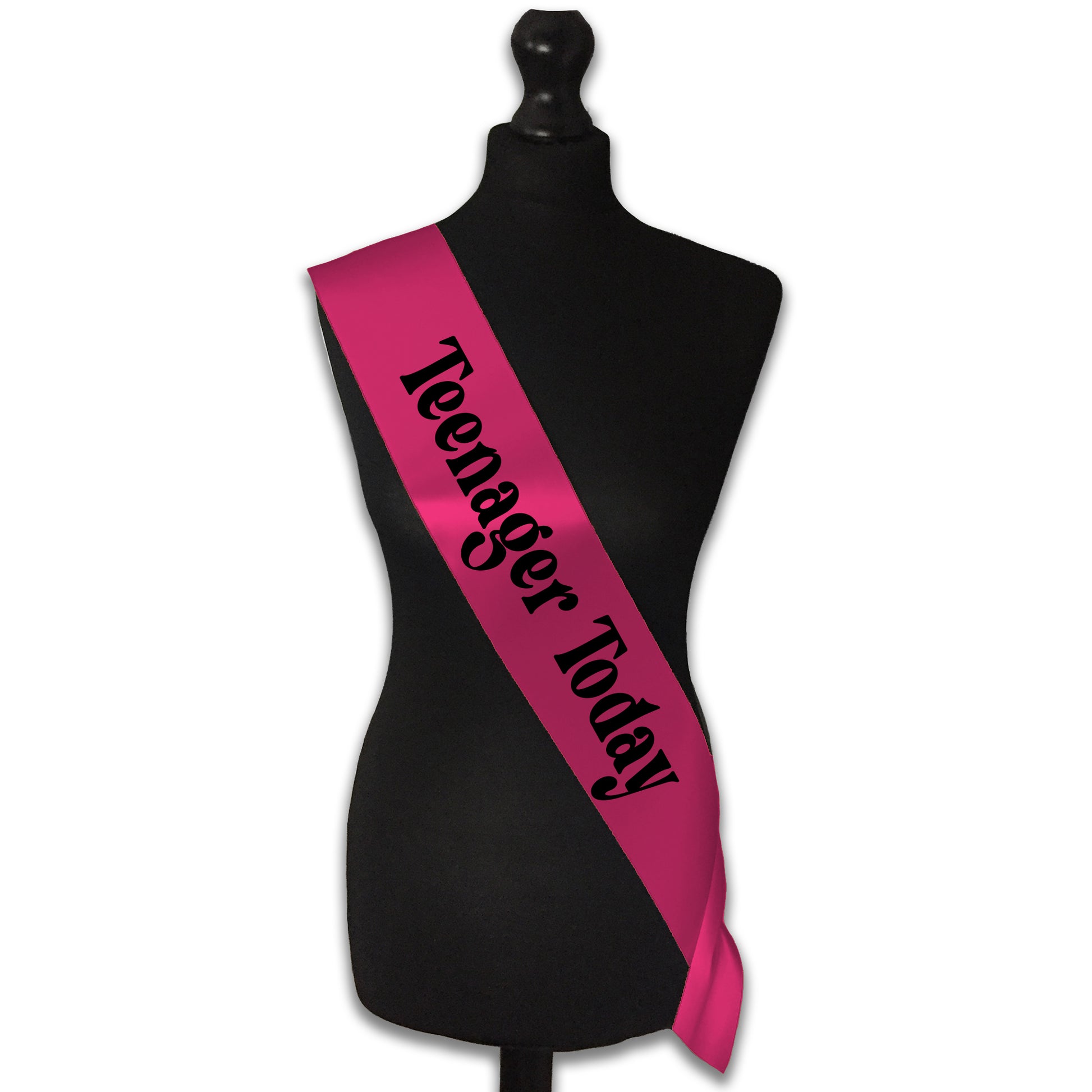 Teenager Today 13th Birthday Sash - 13th Birthday Party - Happy Thirteenth  Birthday - Teenager Today - Choose from many colours