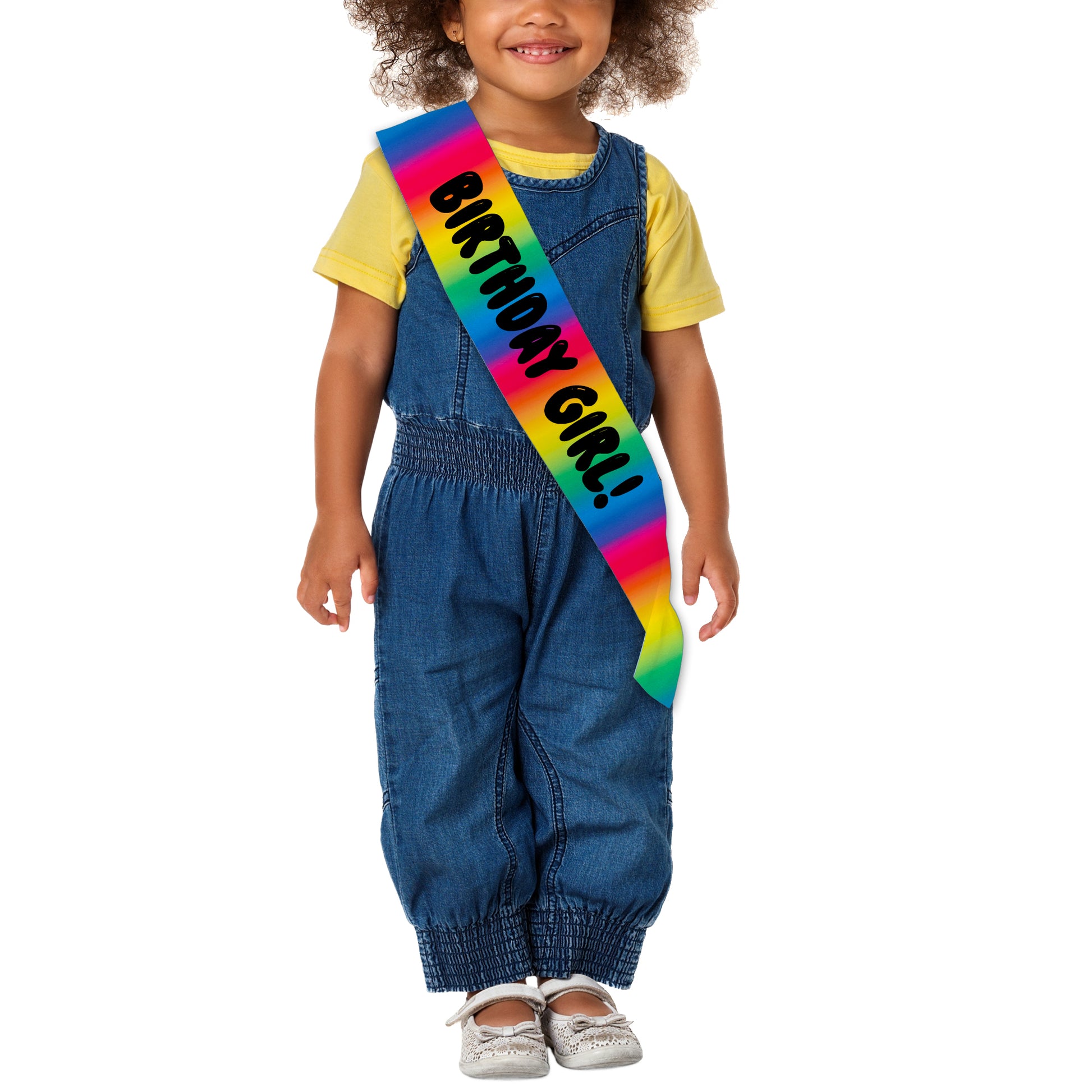 Birthday Girl! - Happy Birthday Sash - Kids Birthday Party Gift - Gifts For Her - Choose from many colours