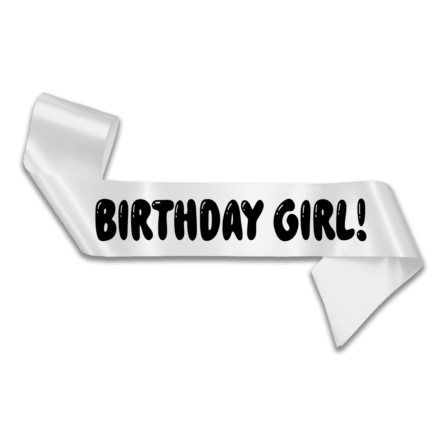 Birthday Girl! - Happy Birthday Sash - Kids Birthday Party Gift - Gifts For Her - Choose from many colours
