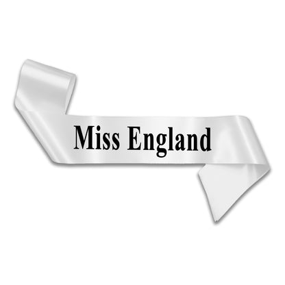 Miss England Sash