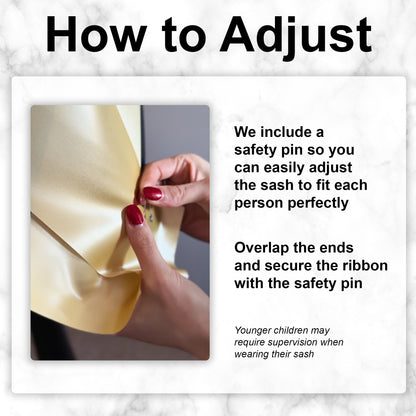 Personalised Hen Party Sash