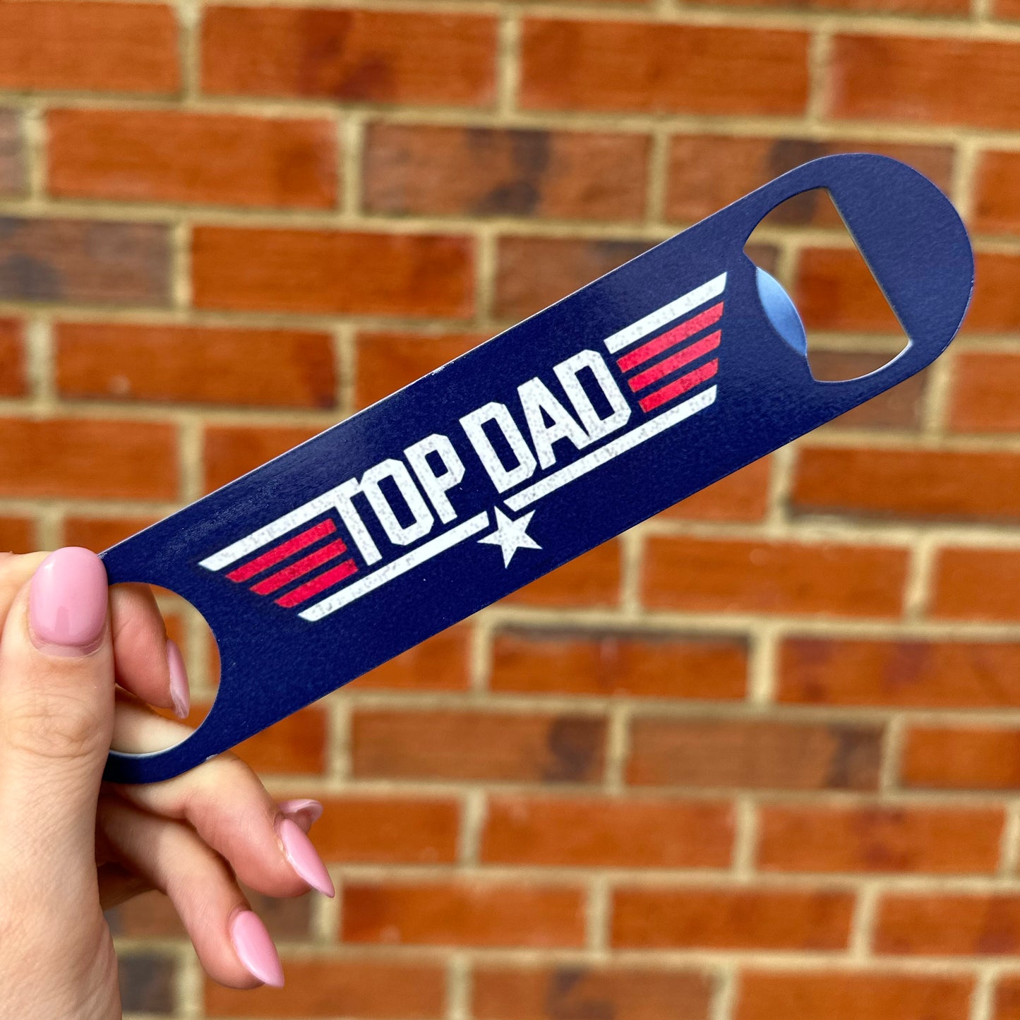 Top Dad Bottle Opener Father's Day Birthday Gift for Him