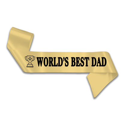 World's Best Dad Sash 