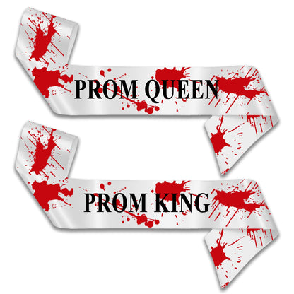 Zombie Prom King & Queen - Blood Splatter - Halloween Ready! 