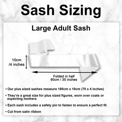 Personalised Baby Shower Sash