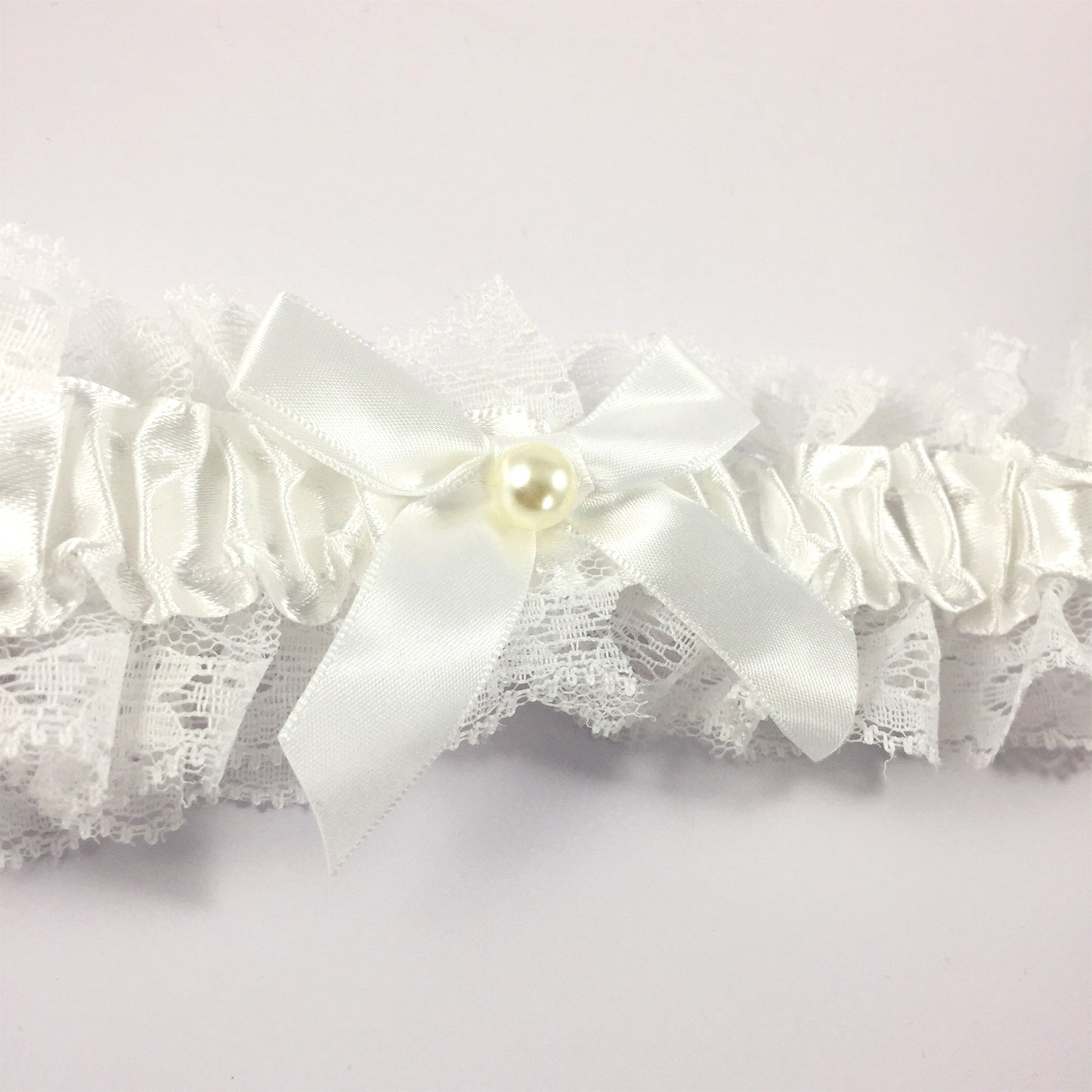Plain Ivory Off White Bridal Garter - Wedding Garter Gift for the Bride to Be - Wedding Ideas Presents Wedding Day Hen Party Engagement