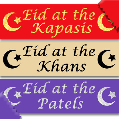 Personalised Eid at the Surnames Banner
