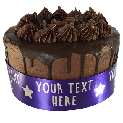Personalised 1m Cake Ribbon - Any Text & Colour!