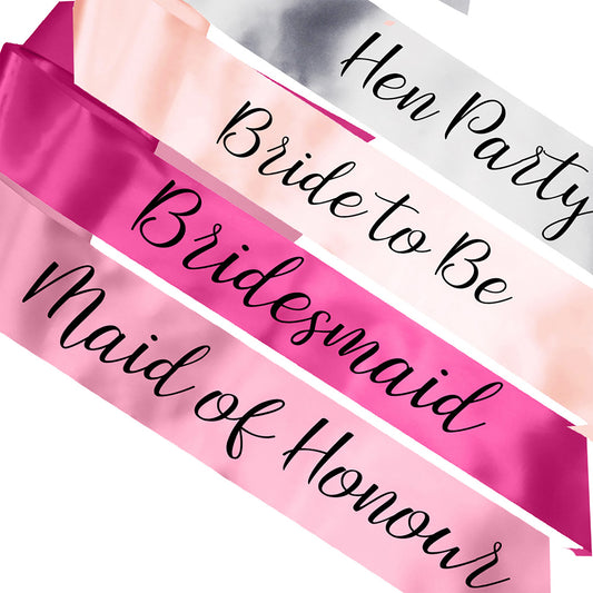 Basic Hen Party Sashes - Sanies Script