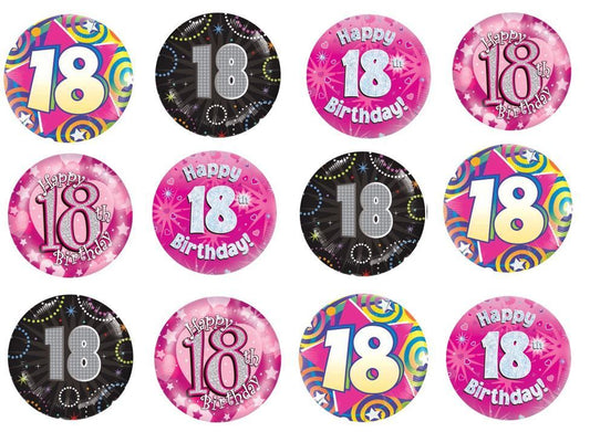 Edible Cake Toppers - 18th