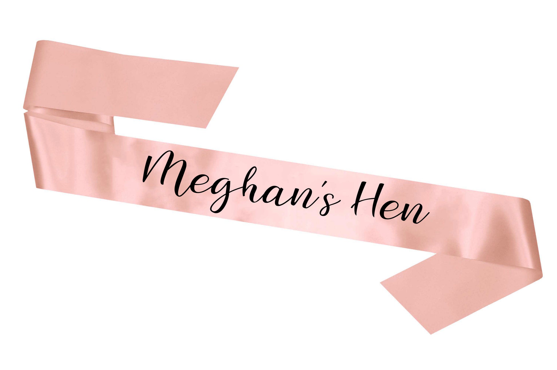 Personalised Rose Gold Sash